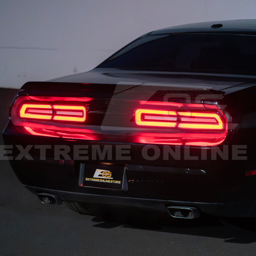 2008-14 Dodge Challenger Facelifted Sequential Signal LED Rear Taillights image 8