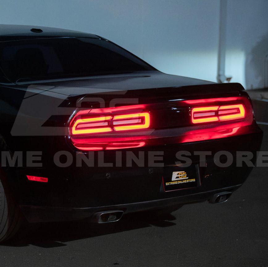 2008-14 Dodge Challenger Facelifted Sequential Signal LED Rear Taillights image 5