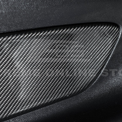 2015-23 Ford Mustang DRY CARBON FIBER Rear Seat Decorative Board Cover image 6