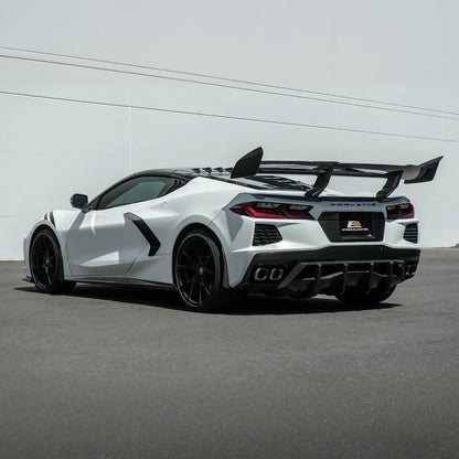 Corvette C8 | ZR1 Style CARBON FLASH Rear Window Vent Louver Cover image 36