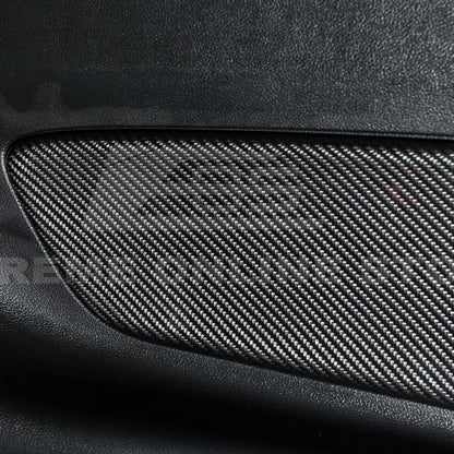 2015-23 Ford Mustang DRY CARBON FIBER Rear Seat Decorative Board Cover image 8