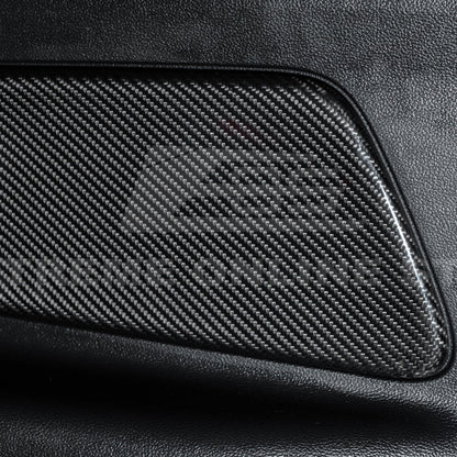 2015-23 Ford Mustang DRY CARBON FIBER Rear Seat Decorative Board Cover image 9