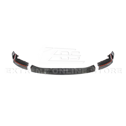 2023-Up BMW G87 M2 | TR Style 3PCS Dry Carbon Fiber Front Bumper Splitter Lip image 24