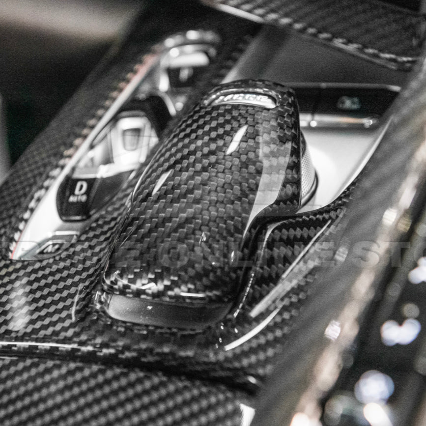 Corvette C8 DRY CARBON FIBER Center Console w/ Switch Trim Cover image 9
