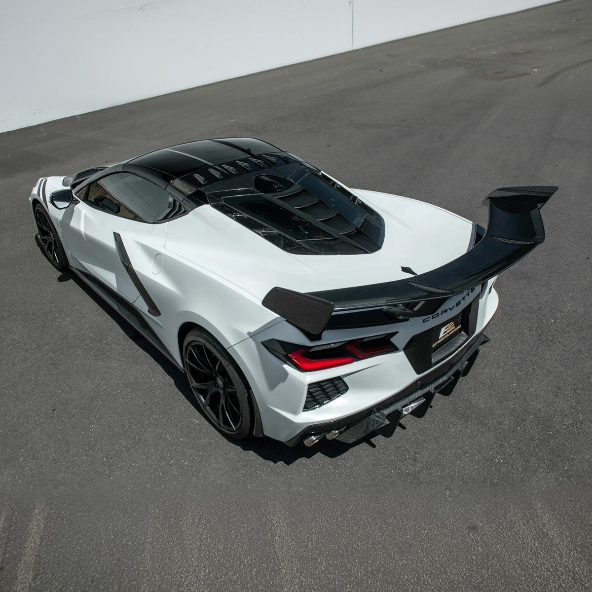 Corvette C8 | ZR1 Style CARBON FLASH Rear Window Vent Louver Cover image 35