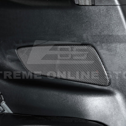 2015-23 Ford Mustang DRY CARBON FIBER Rear Seat Decorative Board Cover image 5