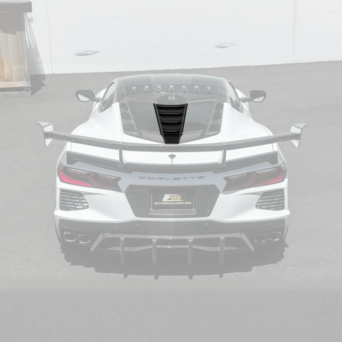 Corvette C8 | ZR1 Style CARBON FLASH Rear Window Vent Louver Cover image 33