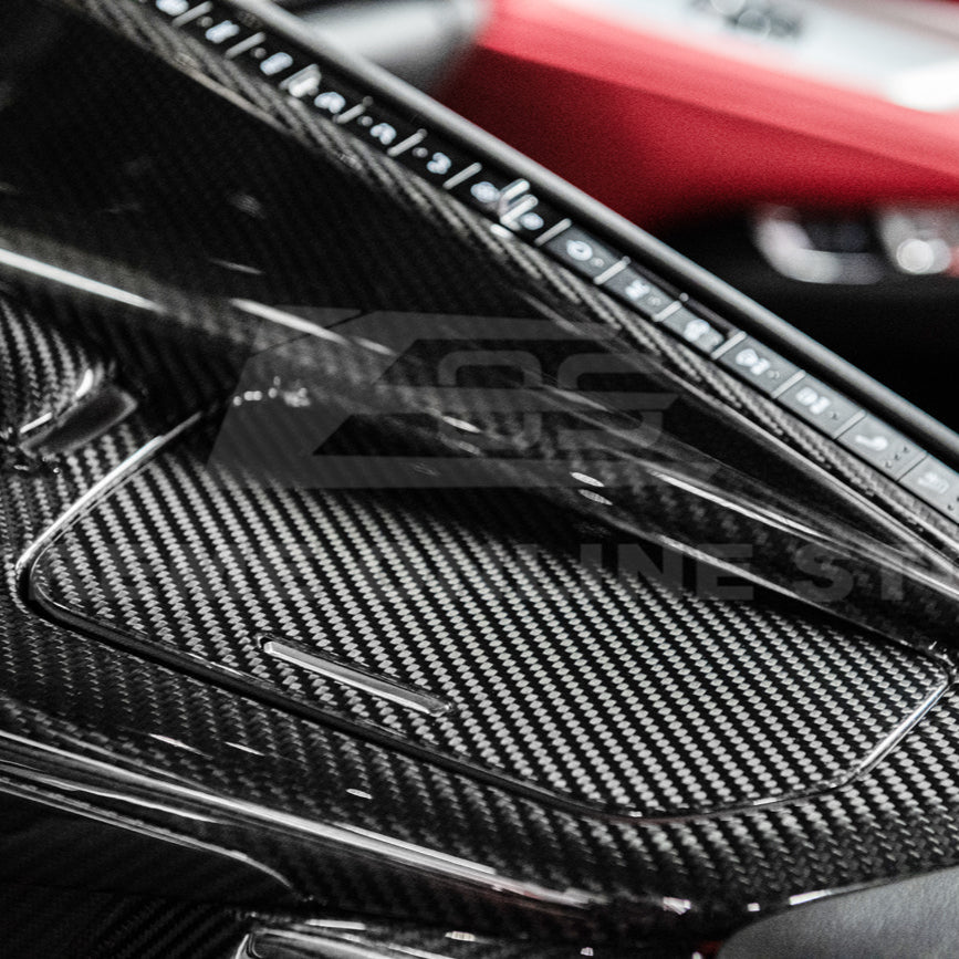 Corvette C8 DRY CARBON FIBER Center Console w/ Switch Trim Cover image 38