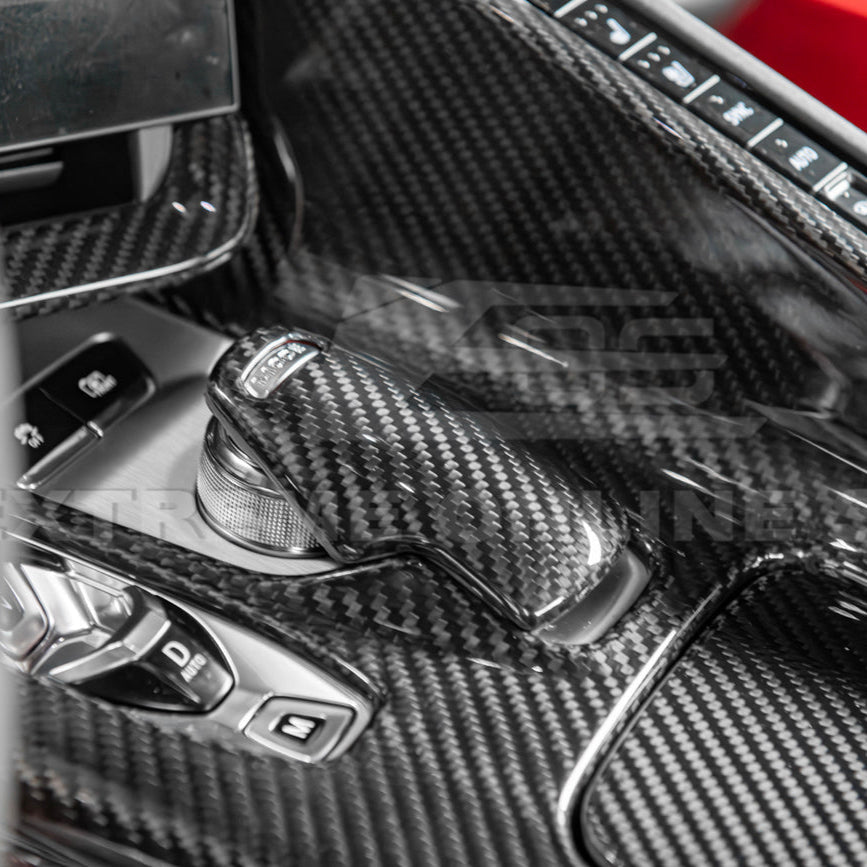 Corvette C8 DRY CARBON FIBER Center Console w/ Switch Trim Cover image 90
