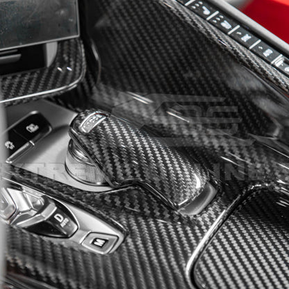 Corvette C8 DRY CARBON FIBER Center Console w/ Switch Trim Cover image 90