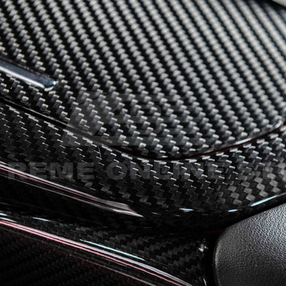 Corvette C8 DRY CARBON FIBER Center Console w/ Switch Trim Cover image 13