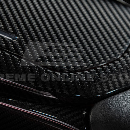 Corvette C8 DRY CARBON FIBER Center Console w/ Switch Trim Cover image 79