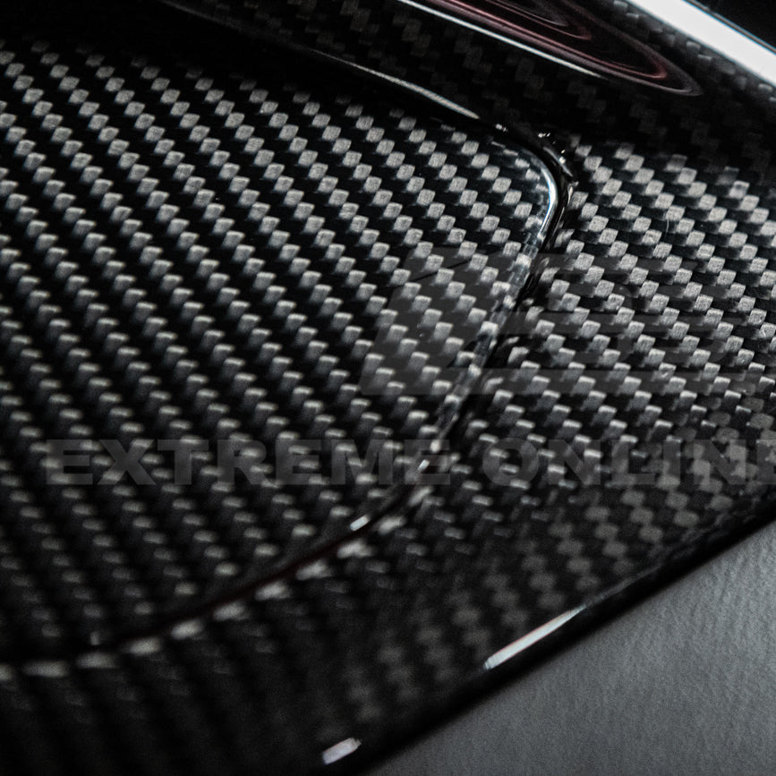 Corvette C8 DRY CARBON FIBER Center Console w/ Switch Trim Cover image 80