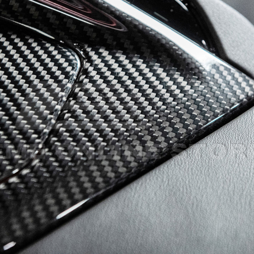 Corvette C8 DRY CARBON FIBER Center Console w/ Switch Trim Cover image 14