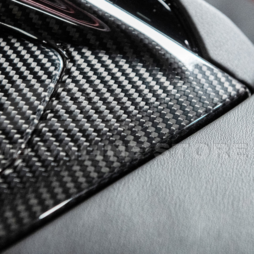 Corvette C8 DRY CARBON FIBER Center Console w/ Switch Trim Cover image 40