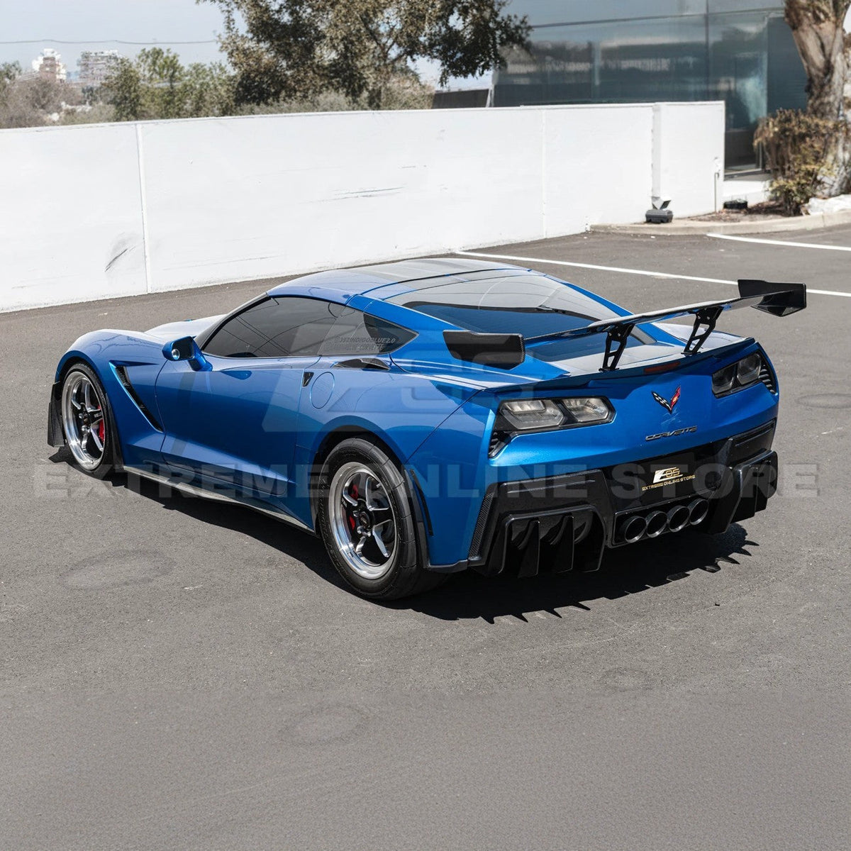Corvette C7 ZR1 ZTK Conversion Rear Spoiler High Wing image 25