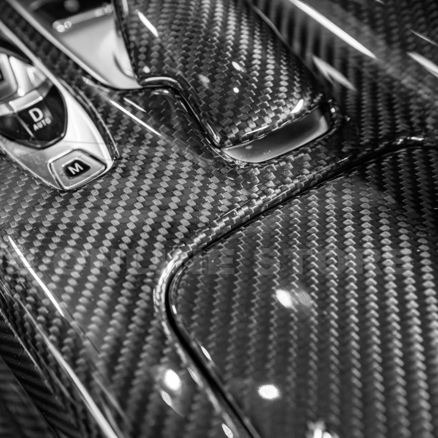 Corvette C8 DRY CARBON FIBER Center Console w/ Switch Trim Cover image 15
