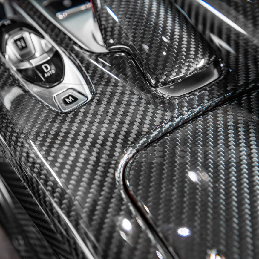 Corvette C8 DRY CARBON FIBER Center Console w/ Switch Trim Cover image 64