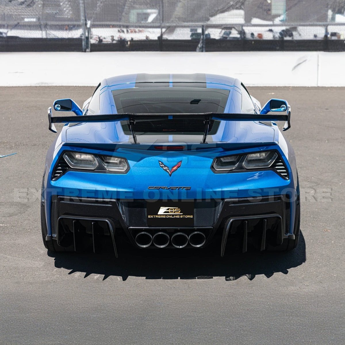 Corvette C7 ZR1 ZTK Conversion Rear Spoiler High Wing image 27