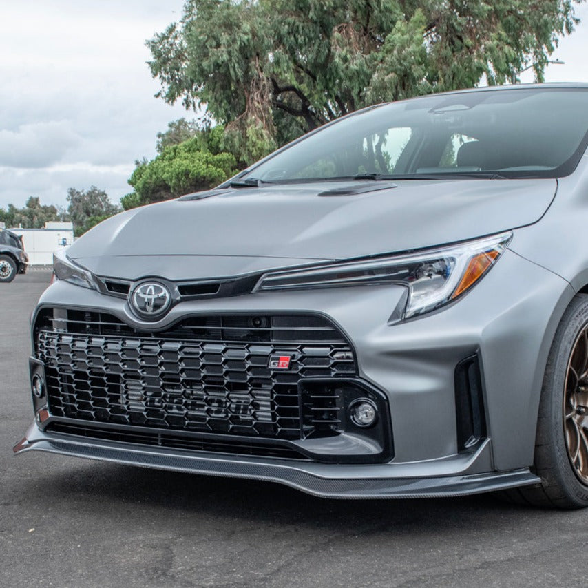 2023-2024 Toyota GR Corolla Carbon Fiber Front Lip Splitter image 2