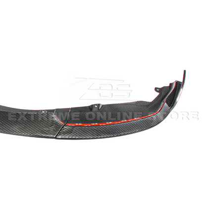 2023-Up BMW G87 M2 | TR Style 3PCS Dry Carbon Fiber Front Bumper Splitter Lip image 32