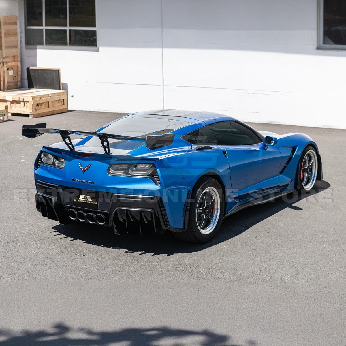 Corvette C7 ZR1 ZTK Conversion Rear Spoiler High Wing image 29