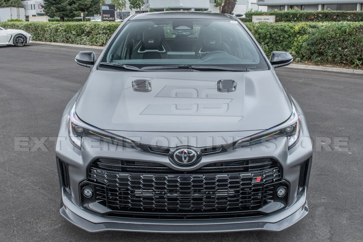 2023-Up GR Toyota Corolla Carbon Fiber Front Bulge Hood Vent image 8