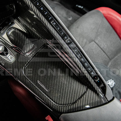 Corvette C8 DRY CARBON FIBER Center Console w/ Switch Trim Cover image 76