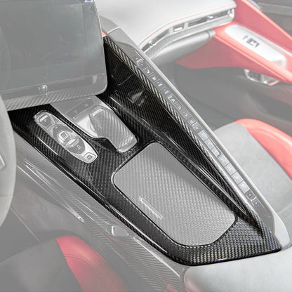 Corvette C8 DRY CARBON FIBER Center Console w/ Switch Trim Cover image 57