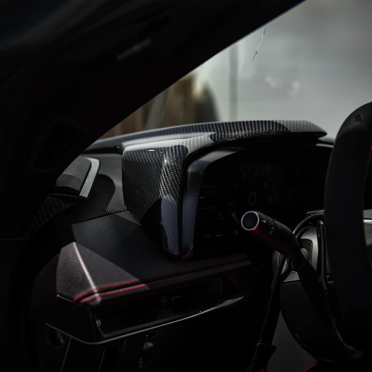 2020-25 Corvette C8 | DRY CARBON FIBER Replacement Upper Dash Instrument Panel image 7