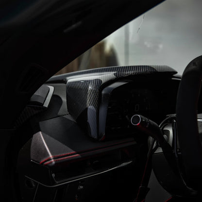 2020-25 Corvette C8 | DRY CARBON FIBER Replacement Upper Dash Instrument Panel image 7