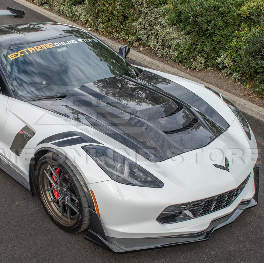 Corvette C7 Cowl Vented Extractor Hood image 3