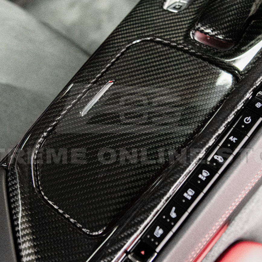 Corvette C8 DRY CARBON FIBER Center Console w/ Switch Trim Cover image 78