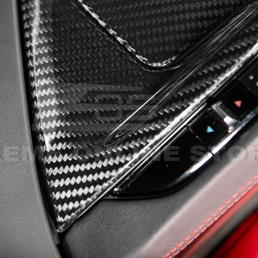 Corvette C8 DRY CARBON FIBER Center Console w/ Switch Trim Cover image 45