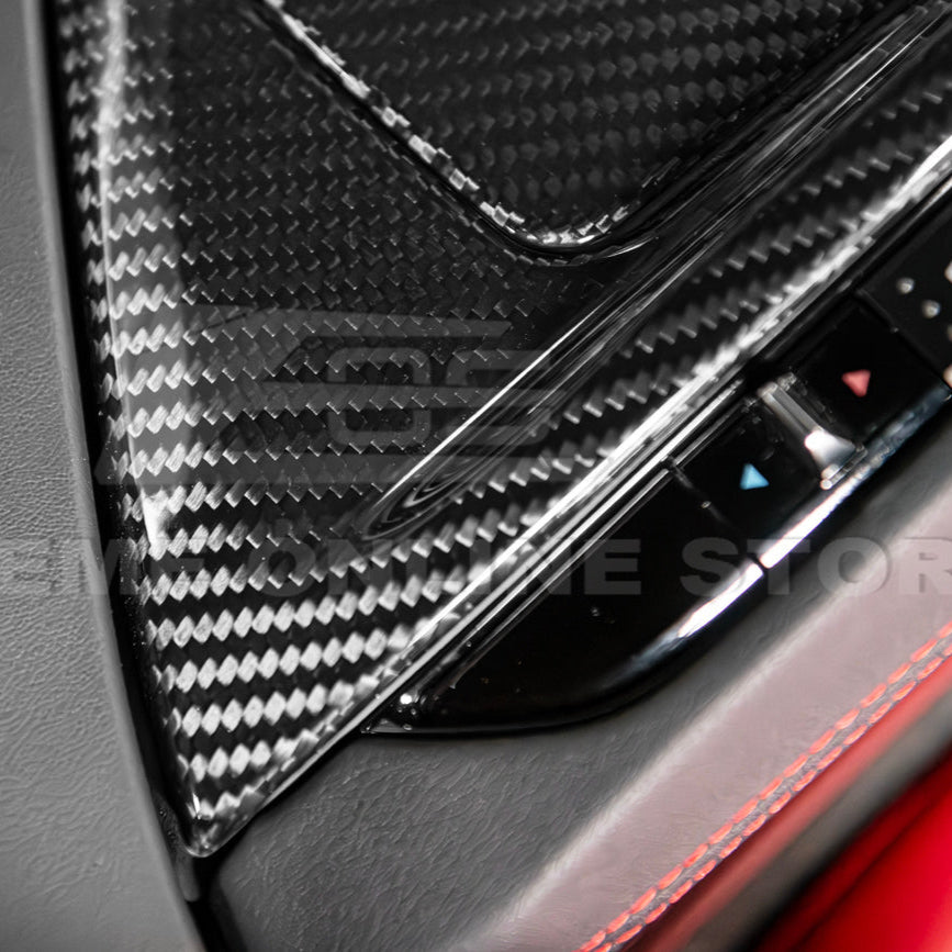 Corvette C8 DRY CARBON FIBER Center Console w/ Switch Trim Cover image 65