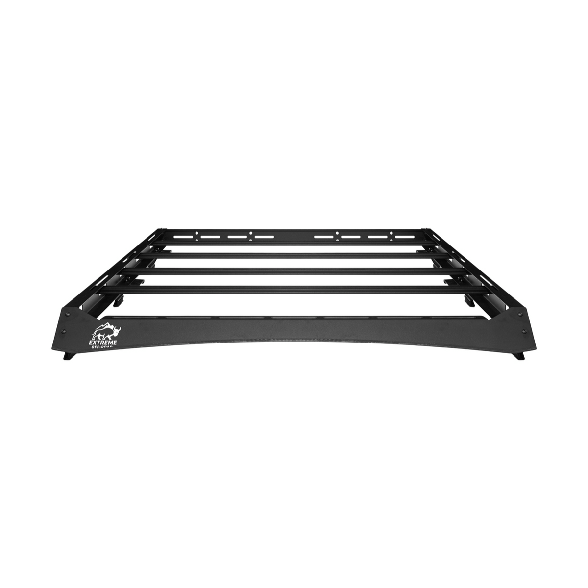 2018-Up Jeep Wrangler | Carbon Steel Black Half-Length Roof Cargo Rack Ladder image 2