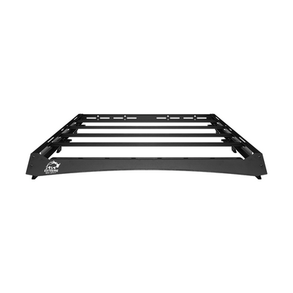 2018-Up Jeep Wrangler | Carbon Steel Black Half-Length Roof Cargo Rack Ladder image 2