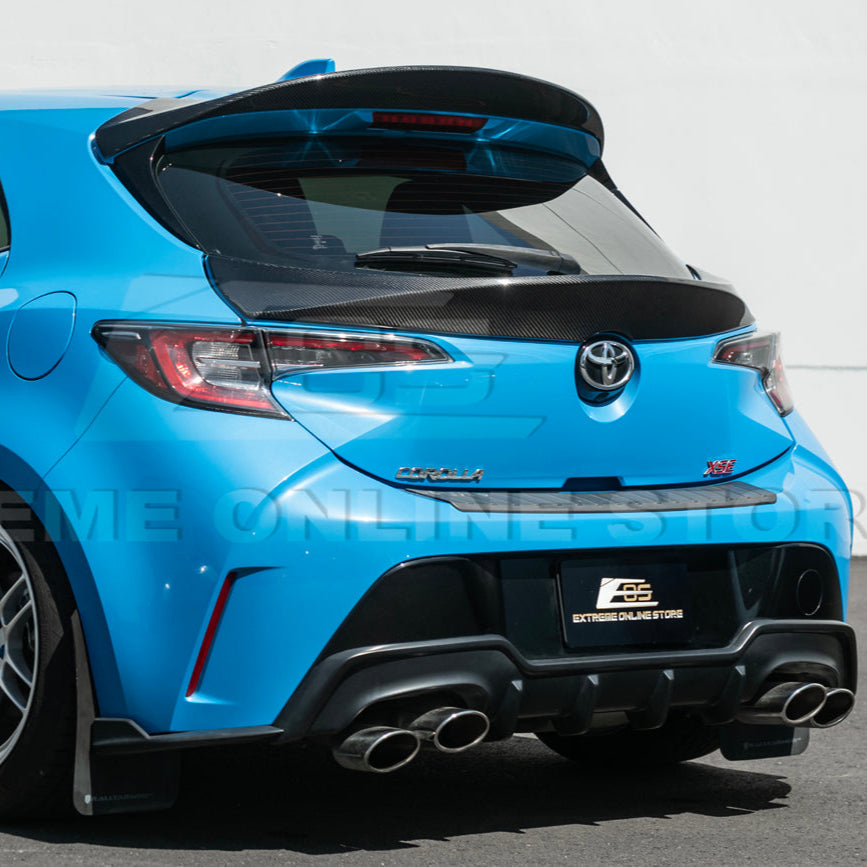 2019-Up Toyota GR Corolla Rear Roof Wing Duckbill Spoiler image 9