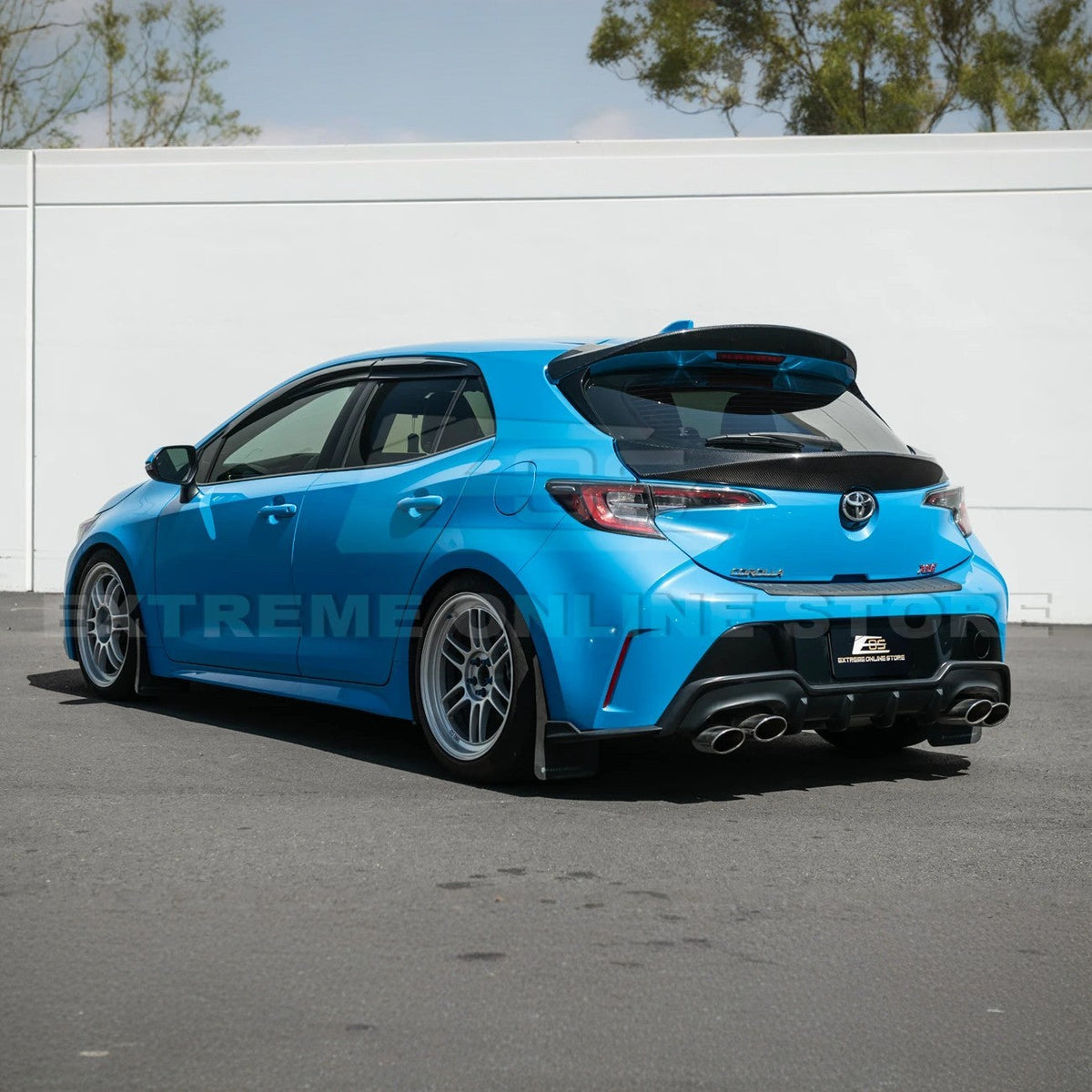 2019-Up Toyota GR Corolla Rear Hatch Mid Wing Spoiler image 3