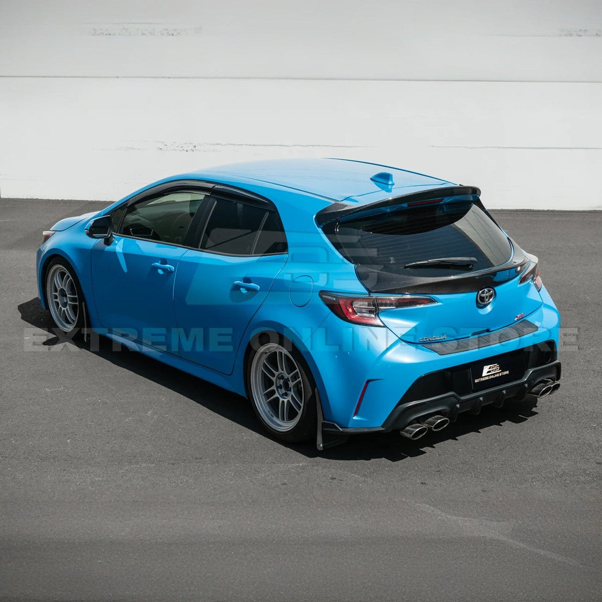 2019-Up Toyota GR Corolla Rear Roof Wing Duckbill Spoiler image 8
