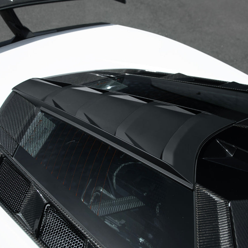 Corvette C8 | ZR1 Style CARBON FLASH Rear Window Vent Louver Cover image 42