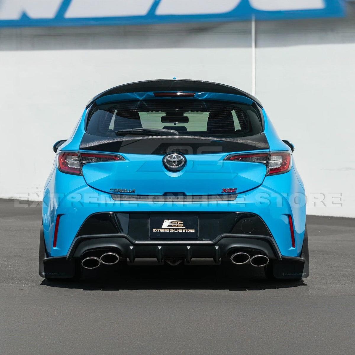 2019-Up Toyota GR Corolla Rear Hatch Mid Wing Spoiler image 4