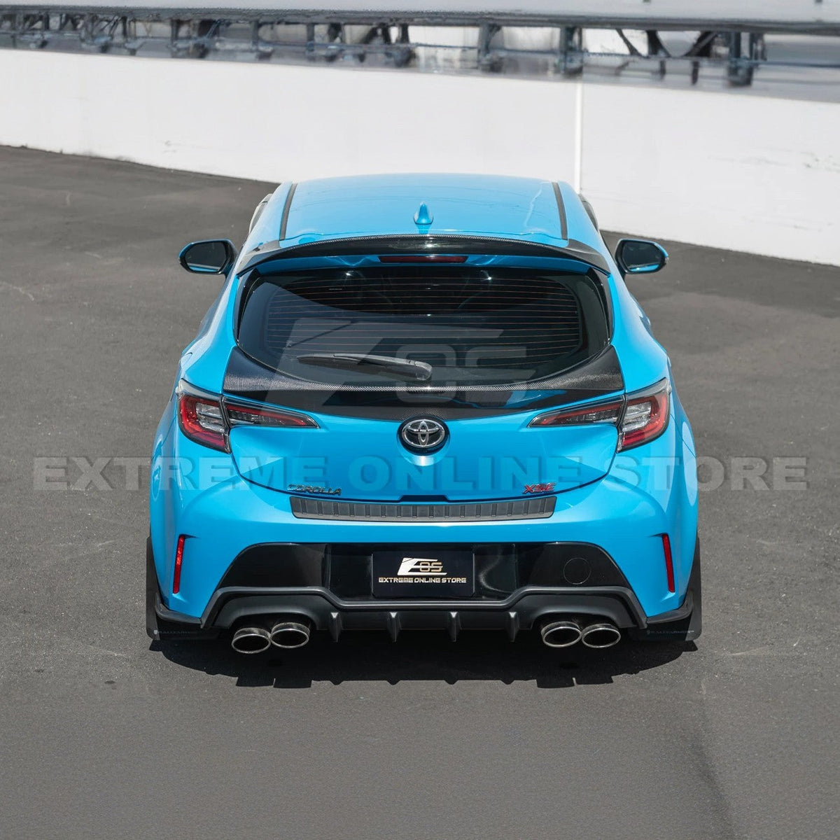 2019-Up Toyota GR Corolla Rear Roof Wing Duckbill Spoiler image 6