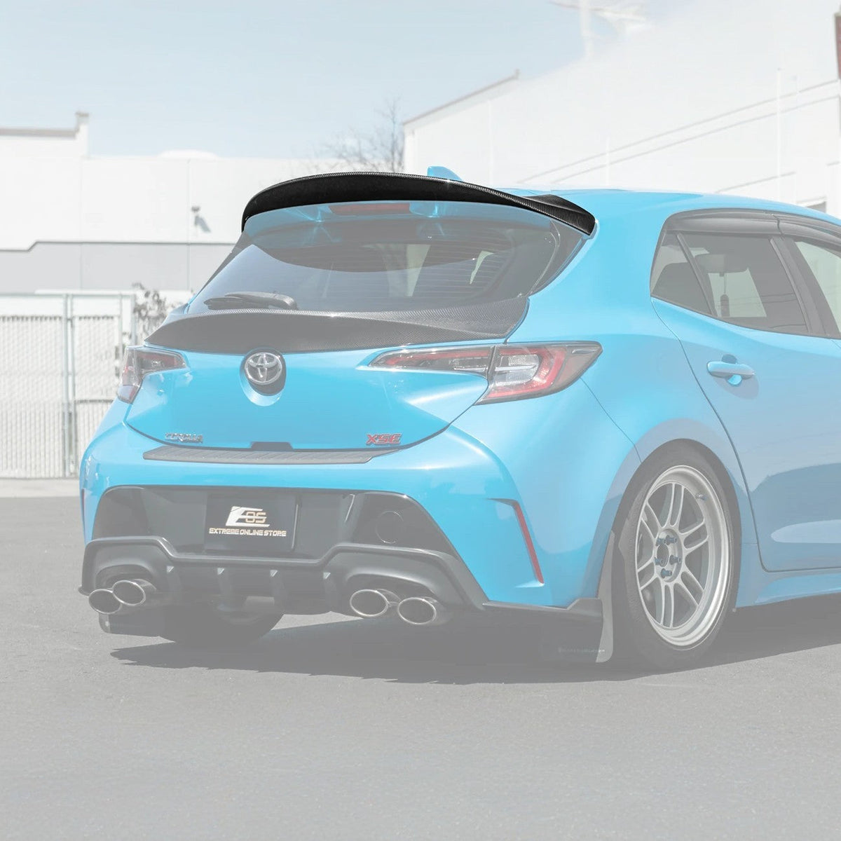 2019-Up Toyota GR Corolla Rear Roof Wing Duckbill Spoiler image 2