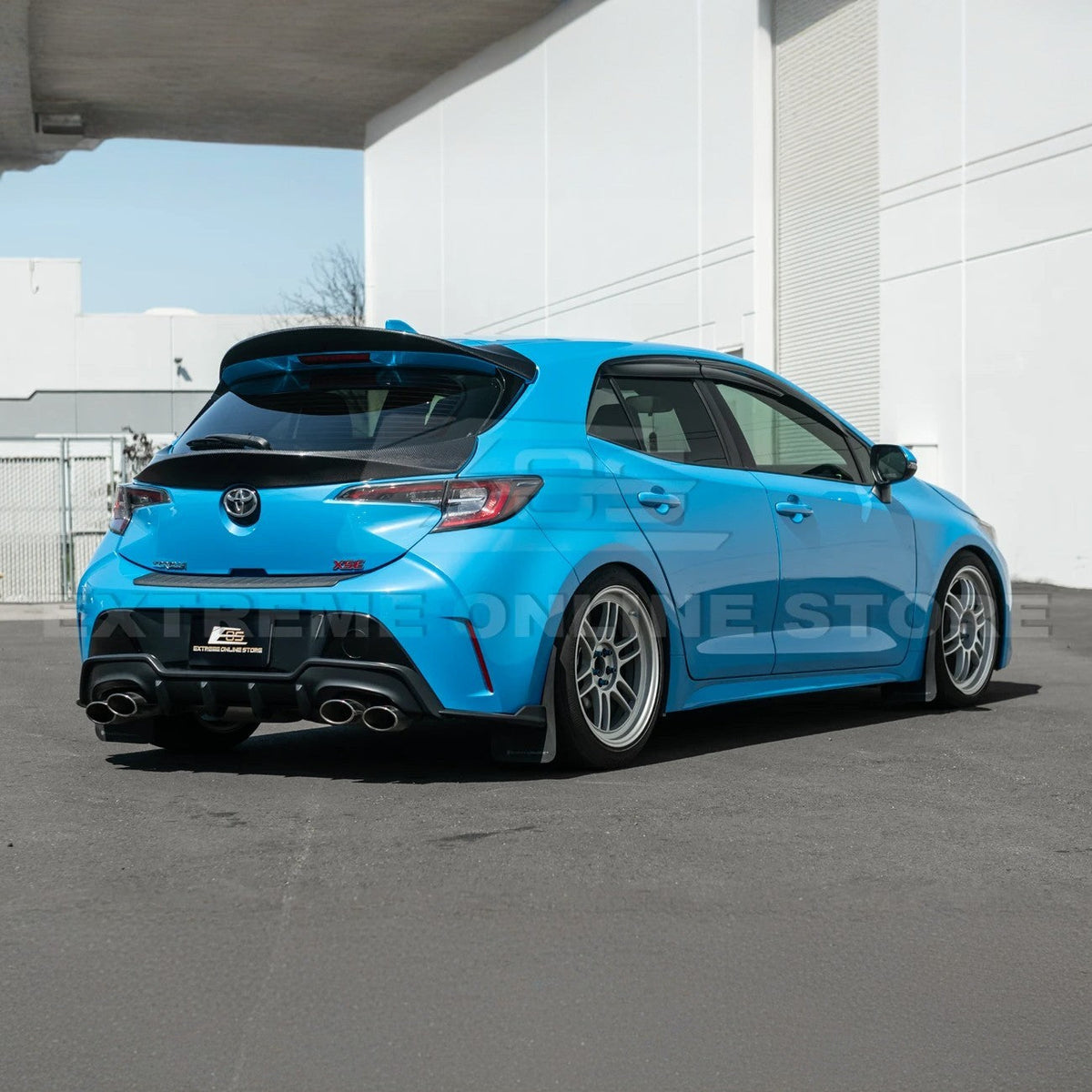 2019-Up Toyota GR Corolla Rear Hatch Mid Wing Spoiler image 6