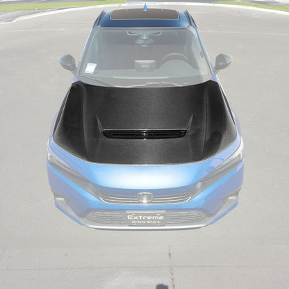 2022-Up Honda Civic Type-R Package Carbon Fiber Front Vented hood image 2