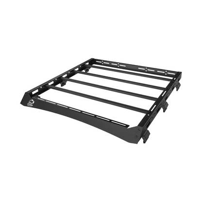 2018-Up Jeep Wrangler | Carbon Steel Black Half-Length Roof Cargo Rack Ladder image 5