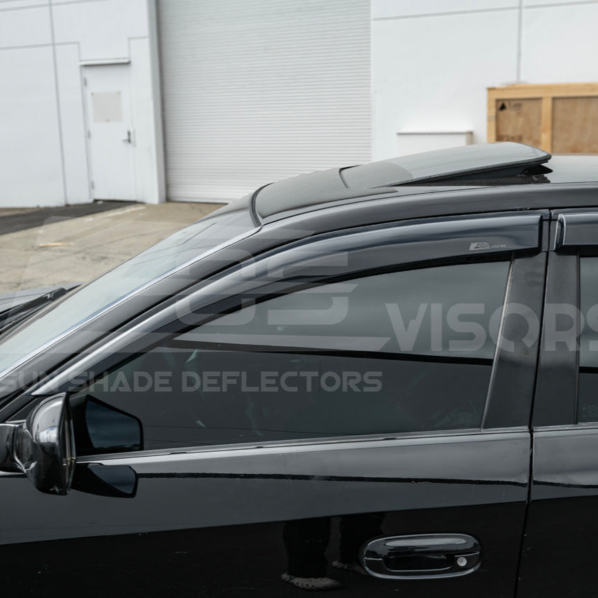 2003-08 Cadillac CTS Smoke Tinted Side Vent Window Rain Deflectors image 6