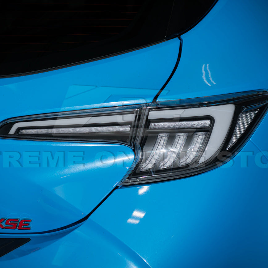 2019-Up Corolla Hatchback GR Sequential Signal LED Clear Rear Taillights image 23