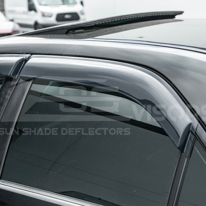 2003-08 Cadillac CTS Smoke Tinted Side Vent Window Rain Deflectors image 9